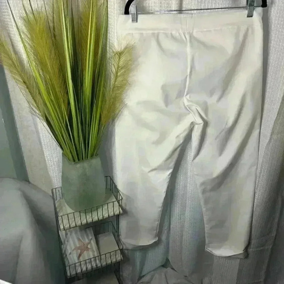 Avenue Montaigne USA Women’s 12 White Franco F1145 Designer Pull On Pants - Picture 4 of 11